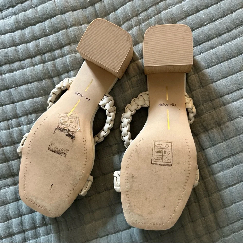 Dolce Vita Zeno Braided Block Heel Sandals Size‎ 9
